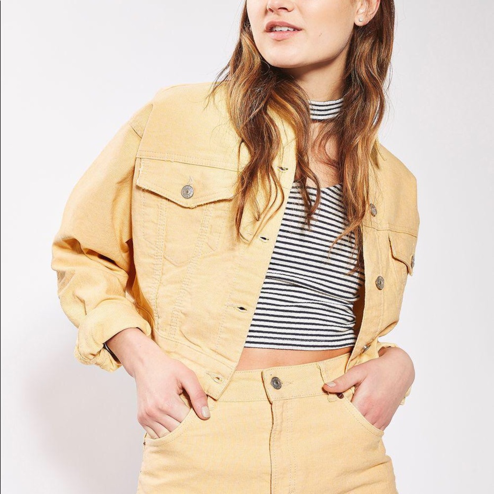 Yellow Denim Jacket